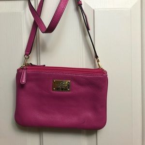 Michael Kors pink crossbody purse